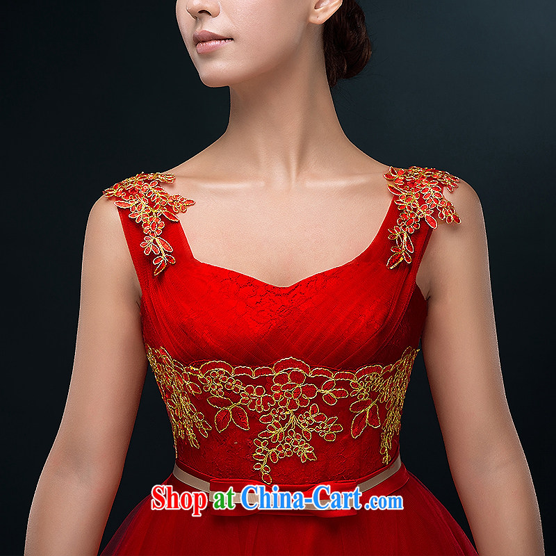 The Greek Cypriot, Mona Lisa (XILUOSHA) married his toast summer short, bridal gown strap with shoulder red banquet dress fashion 2015 New Red XXL, Greek Cypriot, Mona Lisa (XILUOSHA), online shopping