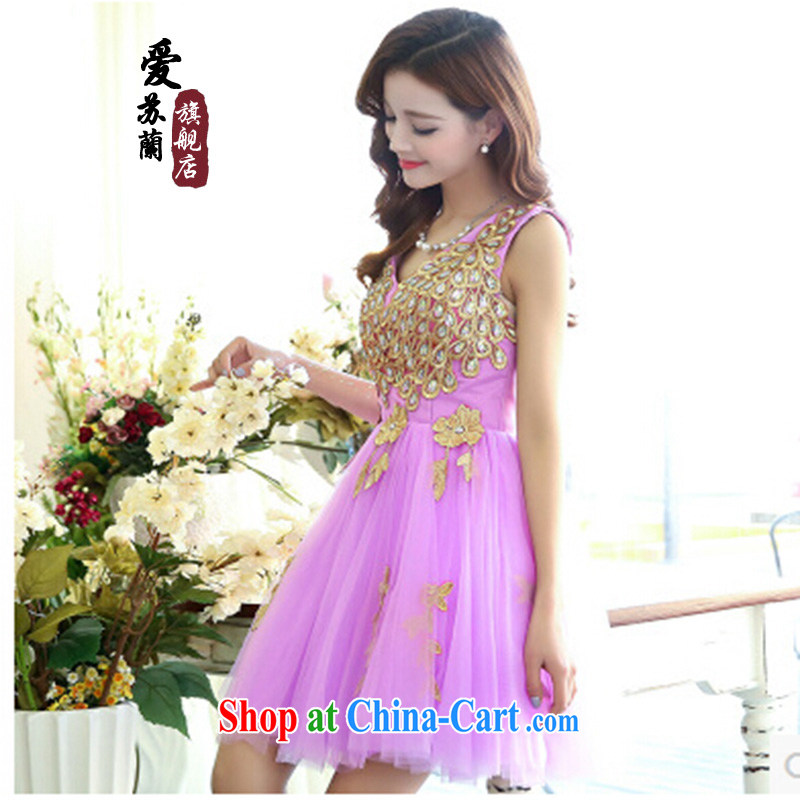 New short dress toast Service Bridal 2015 new spring wedding dresses beauty graphics thin sexy V collar shaggy marriage evening dress red wine will not do not switch so Balaam, and shopping on the Internet