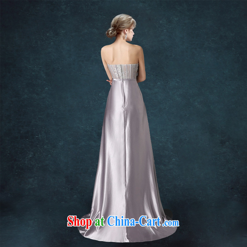 Connie focus 2015 spring and summer new summer toast service upscale moderator erase chest dress long, annual beauty dress female silver tailored does not return focus, Connie (JIAONI), online shopping