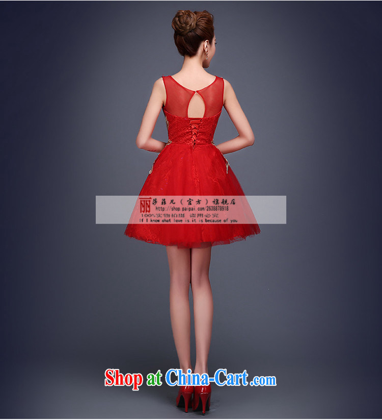 Love so Pang bridal toast clothing summer 2015 new short red, accompanied by his wife marriage banquet dress small dress dresses red customer size. does not support returning pictures, price, brand platters! Elections are good character, the national distribution, so why buy now enjoy more preferential! Health