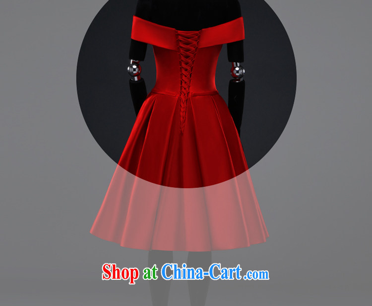 The Greek, Mona Lisa (XILUOSHA) bridal gown satin dress in female marriage toast serving summer evening dress banquet the Field shoulder stylish small red dress china red XXL pictures, price, brand platters! Elections are good character, the national distribution, so why buy now enjoy more preferential! Health