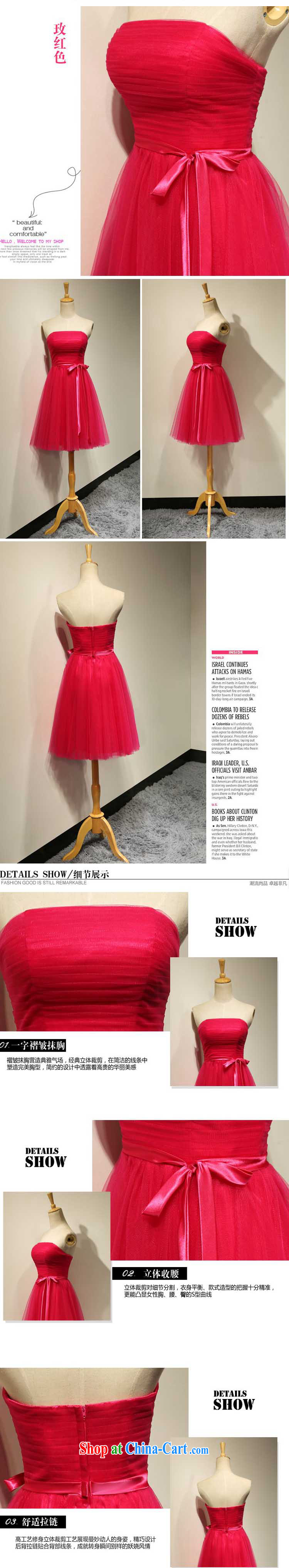 bridesmaid clothing summer short, 2015 spring and summer new wedding banquet dress sister's Korean graduate small dress sky blue skirt tailored contact Customer Service pictures, price, brand platters! Elections are good character, the national distribution, so why buy now enjoy more preferential! Health