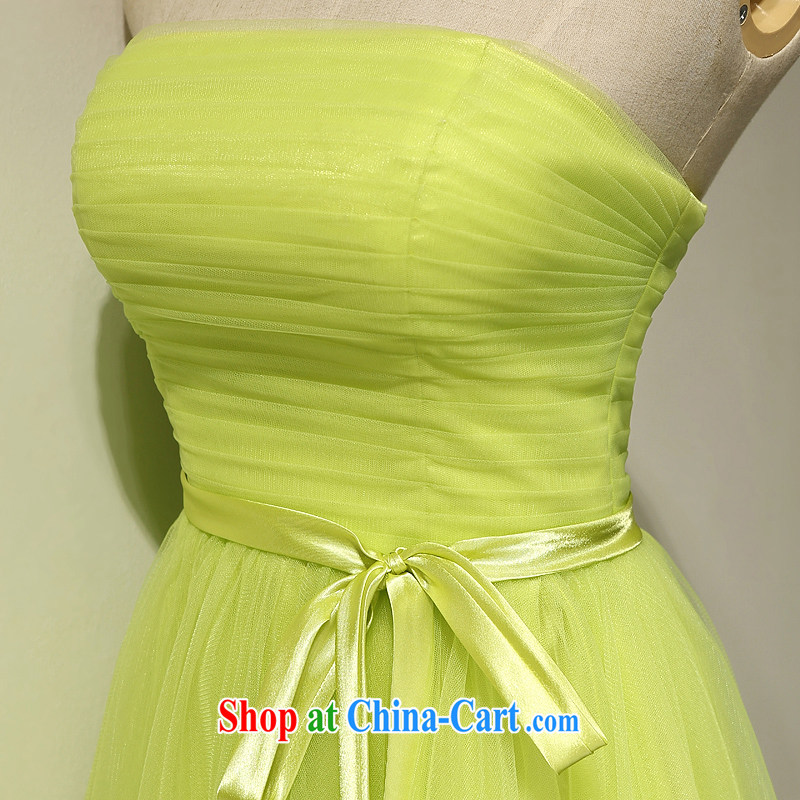 bridesmaid clothing summer short, 2015 spring and summer new wedding banquet dress sister in Korea after graduating from version small dress blue skirt is tailored to contact customer service, pure bamboo love yarn, shopping on the Internet