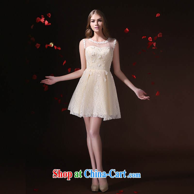 2015 new languages empty bridesmaid dresses clothing summer short sister dress bridal toast serving champagne color tailored advisory service