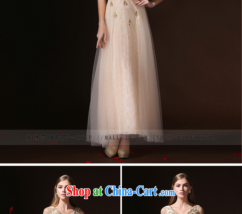 According to Lin Windsor bridal dresses stylish bridesmaid clothing dress champagne color Korean banquet small dress up spring 2015, new champagne color tailored Advisory Service pictures, price, brand platters! Elections are good character, the national distribution, so why buy now enjoy more preferential! Health