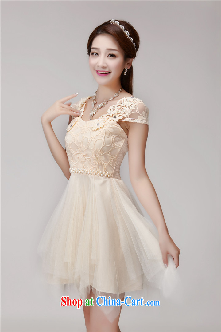 Connie snow in accordance with a 2015 summer-blossoms, manually set drill stones name Yuan Princess elasticated waist dress dress bridesmaid dress 1015 pink M pictures, price, brand platters! Elections are good character, the national distribution, so why buy now enjoy more preferential! Health