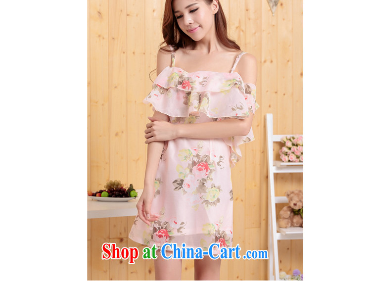The Mona Lisa, the root yarn bare shoulders a collar straps flouncing floral dress dresses pink M pictures, price, brand platters! Elections are good character, the national distribution, so why buy now enjoy more preferential! Health