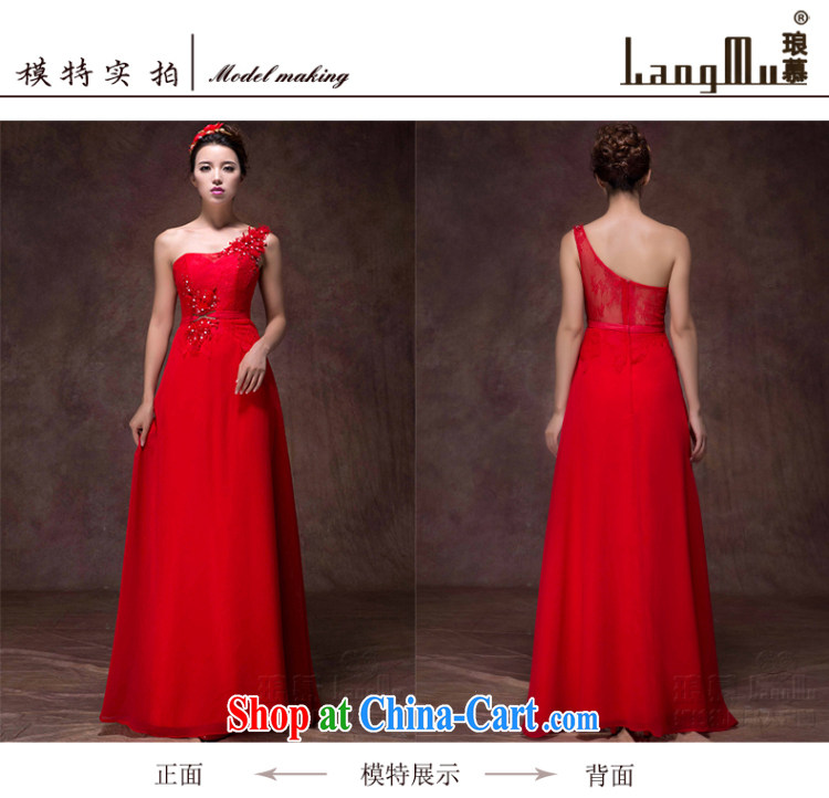 In Luang Prabang in 2015 of new dress single shoulder Korean lace beauty video slim, dress uniforms fall and winter toast, serving China's Red M pictures, price, brand platters! Elections are good character, the national distribution, so why buy now enjoy more preferential! Health
