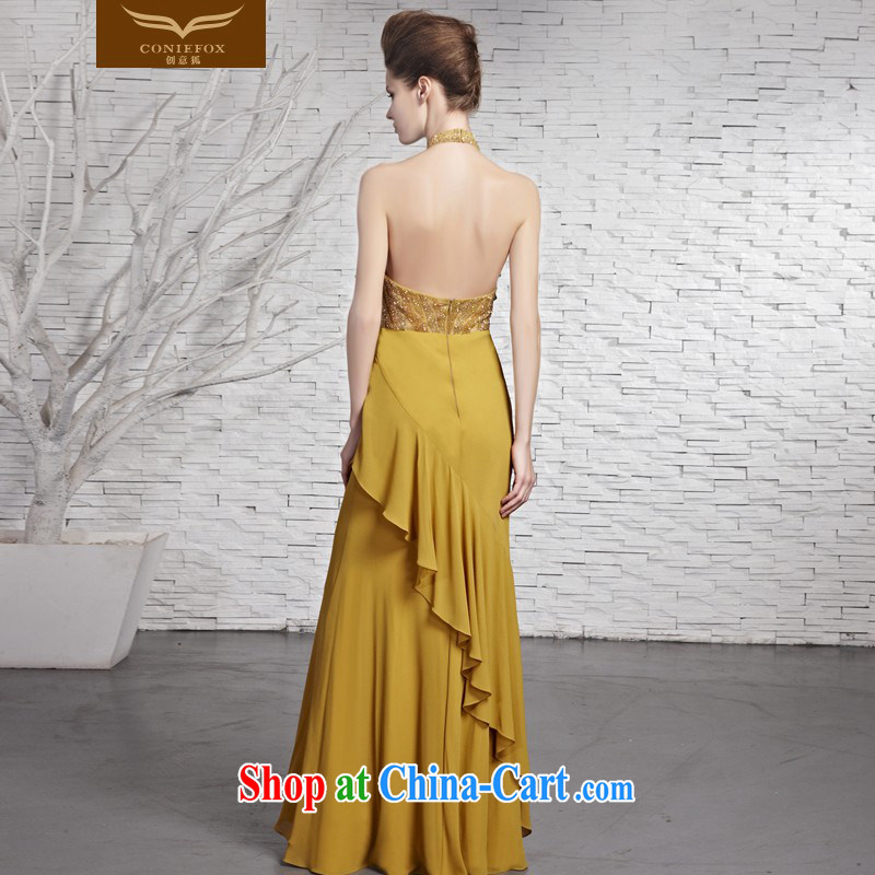 Creative Fox Evening Dress 2015 New is also elegant evening dress long gown beauty banquet toast service annual meeting presided over 81,618 dresses picture color XXL, creative Fox (coniefox), online shopping