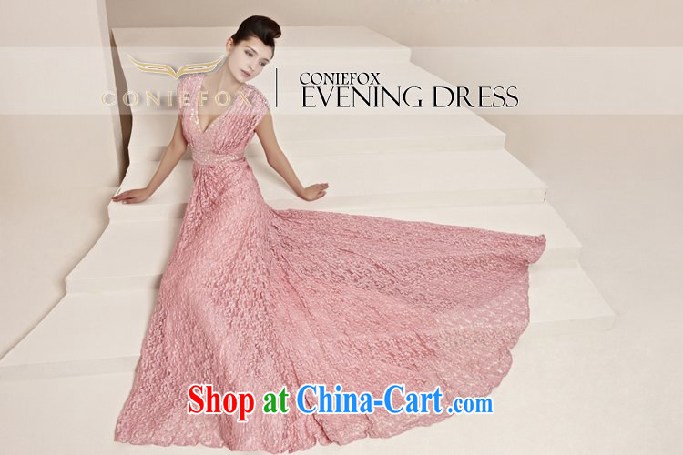 Creative Fox Evening Dress 2015 new deep V graphics thin dress pink bridal wedding dress banquet toast wedding dresses bridesmaid dress 30,123 picture color XXL pictures, price, brand platters! Elections are good character, the national distribution, so why buy now enjoy more preferential! Health