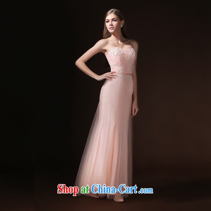 According to Lin Sha Evening Dress 2015 new spring and summer wiped his chest bridal wedding toast serving long, dinner gatherings will dress dress girls pink tailored Advisory Service, according to Lin, Elizabeth, and shopping on the Internet