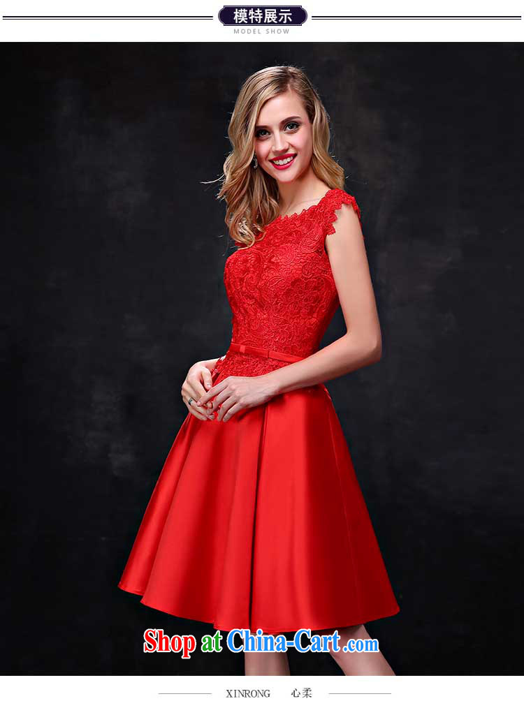 Toasting Service Bridal short summer 2015 double-shoulder lace beauty marriage wedding dresses red banquet dress red tailored contact Customer Service pictures, price, brand platters! Elections are good character, the national distribution, so why buy now enjoy more preferential! Health