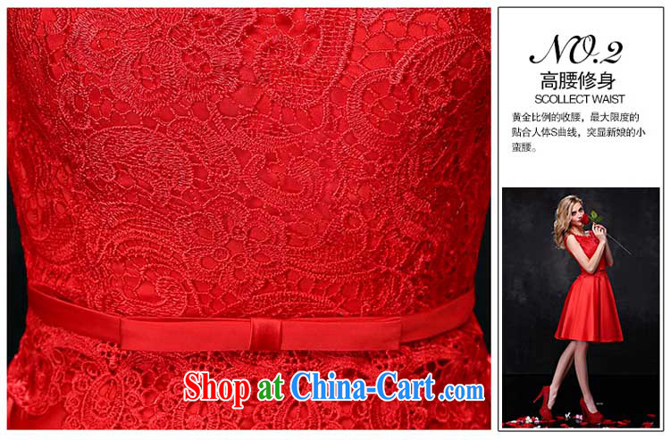 Toasting Service Bridal short summer 2015 double-shoulder lace beauty marriage wedding dresses red banquet dress red tailored contact Customer Service pictures, price, brand platters! Elections are good character, the national distribution, so why buy now enjoy more preferential! Health