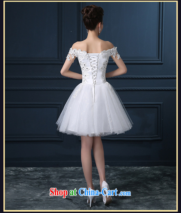 2015 spring and summer new Korean version field shoulder larger graphics thin short bridal banquet night beauty bridesmaid dresses small white made final pictures, price, brand platters! Elections are good character, the national distribution, so why buy now enjoy more preferential! Health