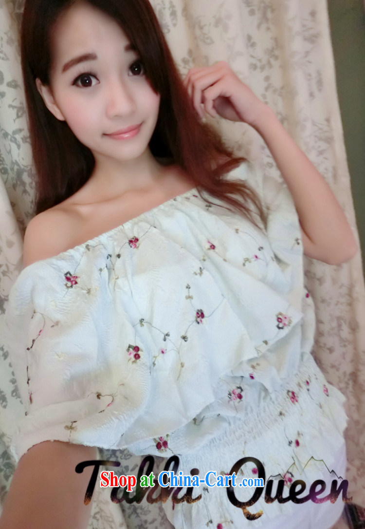 Class Cheuk-yan 2015 Korean summer New Field shoulder the shoulder cherry blossoms (Sakura) cool the waist girls stylish shirt pale pink pictures, price, brand platters! Elections are good character, the national distribution, so why buy now enjoy more preferential! Health