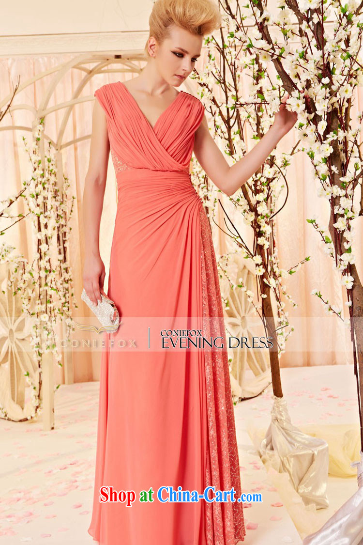 Creative Fox Evening Dress 2015 new wrinkles V collar dress lace, dress wedding dresses toast long bridesmaid dress 30,280 picture color XL pictures, price, brand platters! Elections are good character, the national distribution, so why buy now enjoy more preferential! Health