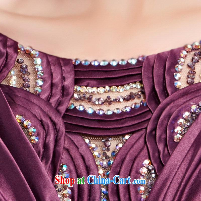 Creative Fox dress Korean purple bows dress 2015 new Banquet hosted performances and stylish dress long evening dress dress dress 30,113 picture color L, creative Fox (coniefox), online shopping