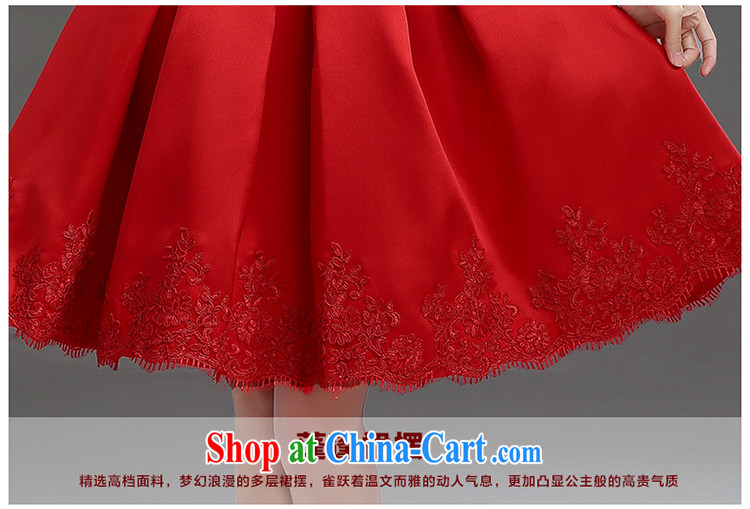 Early definition 2015 new bridesmaid short small dress dress bridal toast one field shoulder lace straps Princess skirt champagne color. The $20 does not support return pictures, price, brand platters! Elections are good character, the national distribution, so why buy now enjoy more preferential! Health
