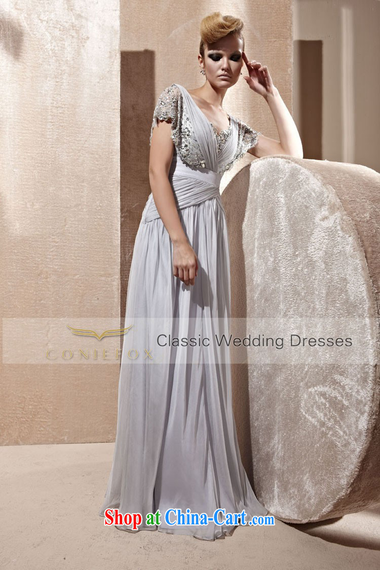 Creative Fox Evening Dress 2015 new sexy package shoulder evening dress gray graphics thin toast service banquet evening dress dress dress the dress code 81,009 light gray L pictures, price, brand platters! Elections are good character, the national distribution, so why buy now enjoy more preferential! Health