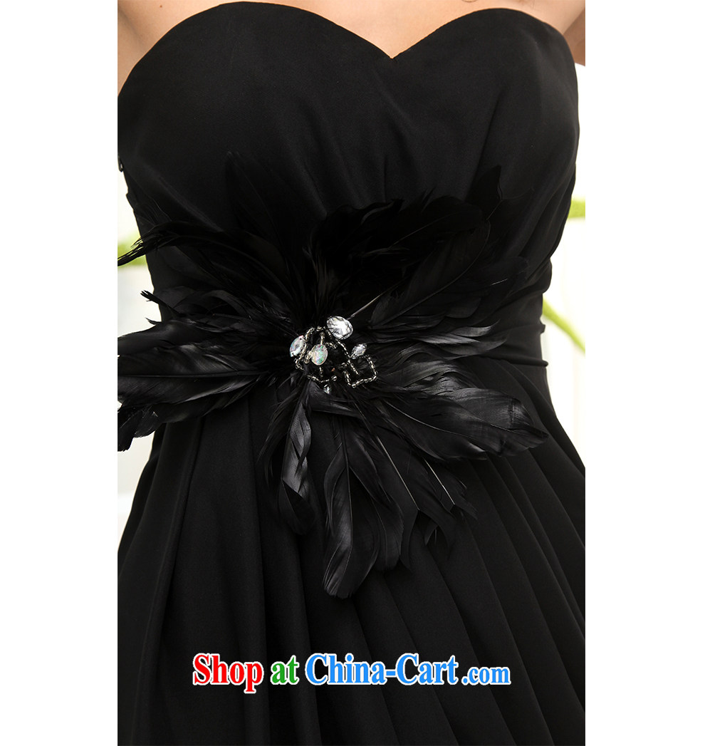 The beautiful yarn bare chest package and short skirts and stylish simplicity bridal toast photo building bridesmaid black dress sweet color change made 2015 New factory direct package mail pictures, price, brand platters! Elections are good character, the national distribution, so why buy now enjoy more preferential! Health