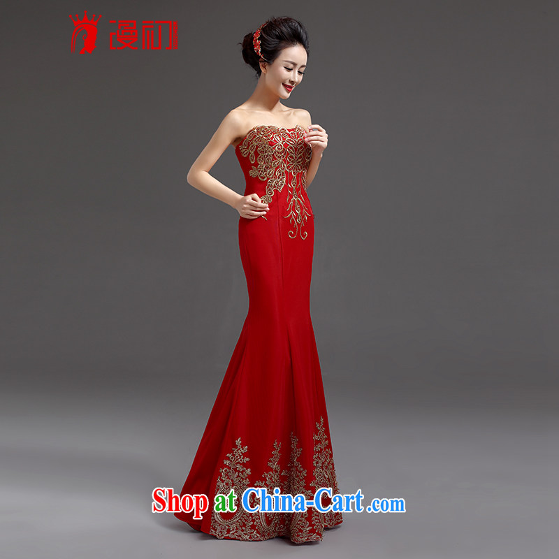 Definition 2015 early New toast serving long, bare chest at Merlion dress moderator performances serving evening dress Red. The $20 does not support return to early definition, shopping on the Internet