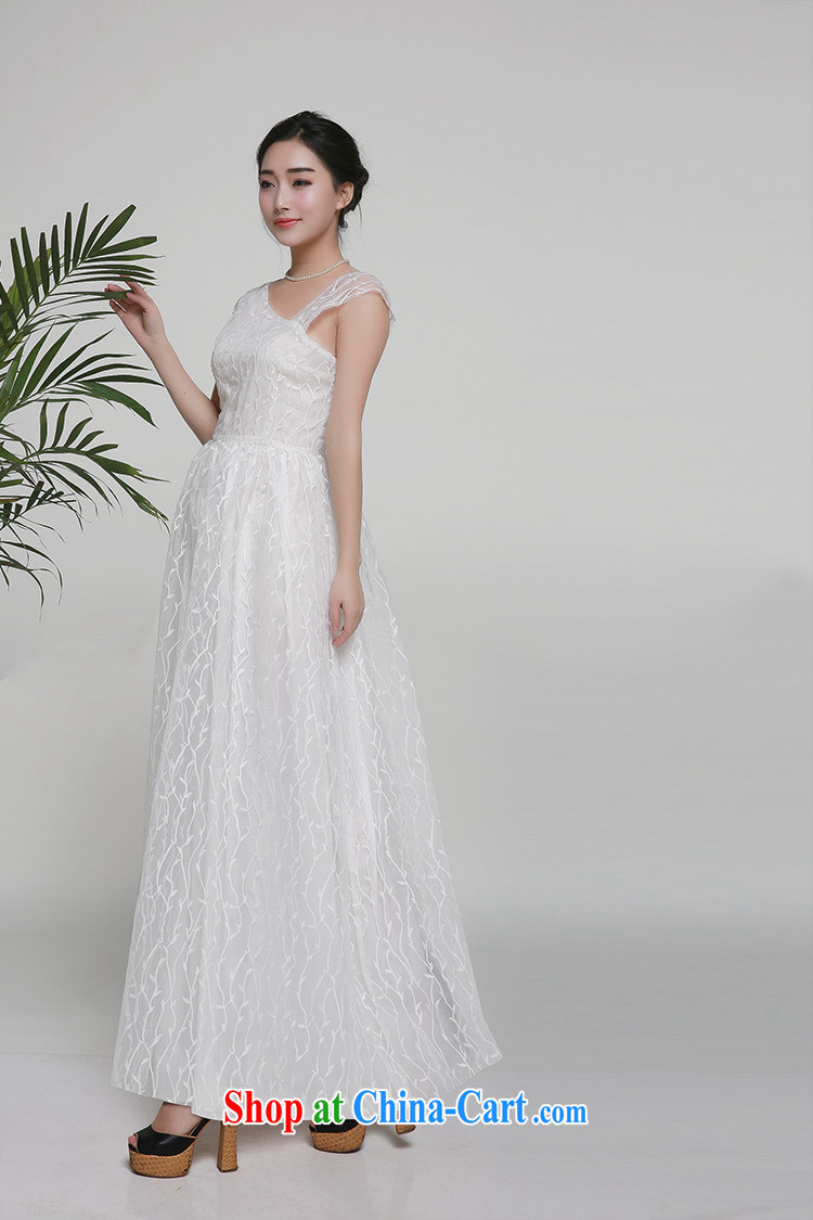 West Windsor, 2015 spring and summer new dresses evening dress and long skirt embroidered 7008 white S pictures, price, brand platters! Elections are good character, the national distribution, so why buy now enjoy more preferential! Health