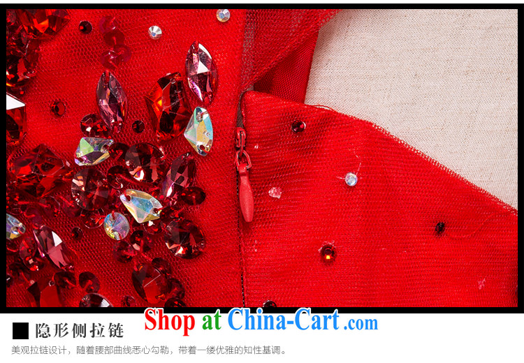It is the JUSERE high-end dress 2015 spring and summer new dual-shoulder-neck Korean long small-tail bridal toast service banquet Evening Dress stylish Chinese red high-end custom contact Customer Service pictures, price, brand platters! Elections are good character, the national distribution, so why buy now enjoy more preferential! Health