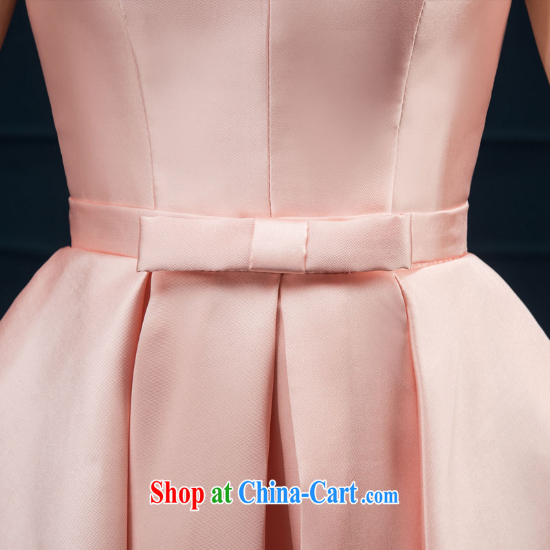 bridesmaid clothing 2015 new Summer Package shoulder bridesmaid dresses in female small dress dresses short bridal toast summer uniform white XXL, flower Angel (DUOQIMAN), online shopping