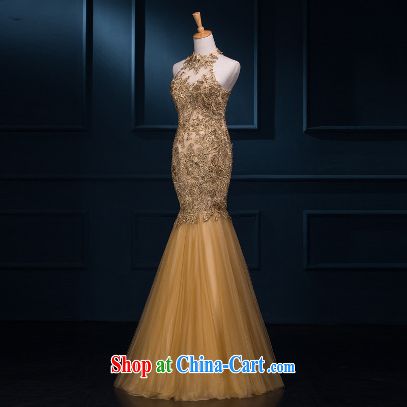 It is not the JUSERE dress 2015 spring and summer new bride toast service beauty Ms. crowsfoot dress shoulders, courage empty dress banquet long Gold high-end custom contact customer service, is not set, and shopping on the Internet