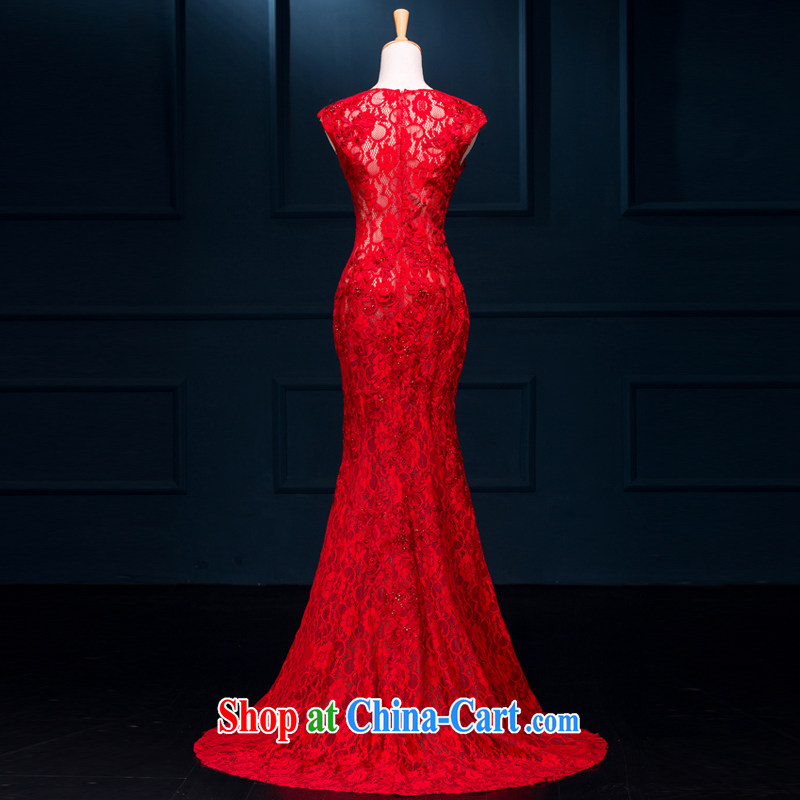 It is not the JUSERE wedding dresses 2015 spring and summer New Red stylish Chinese red bridal wedding banquet toast long evening dress dress sense of courage China Red high-end custom contact customer service, it is set to, and shopping on the Internet