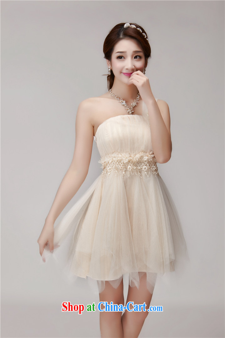 O, the US (Aoqimei) 2015 summer new bridesmaid dresses in banquet dress sister dress short dress small dress 955 white L pictures, price, brand platters! Elections are good character, the national distribution, so why buy now enjoy more preferential! Health