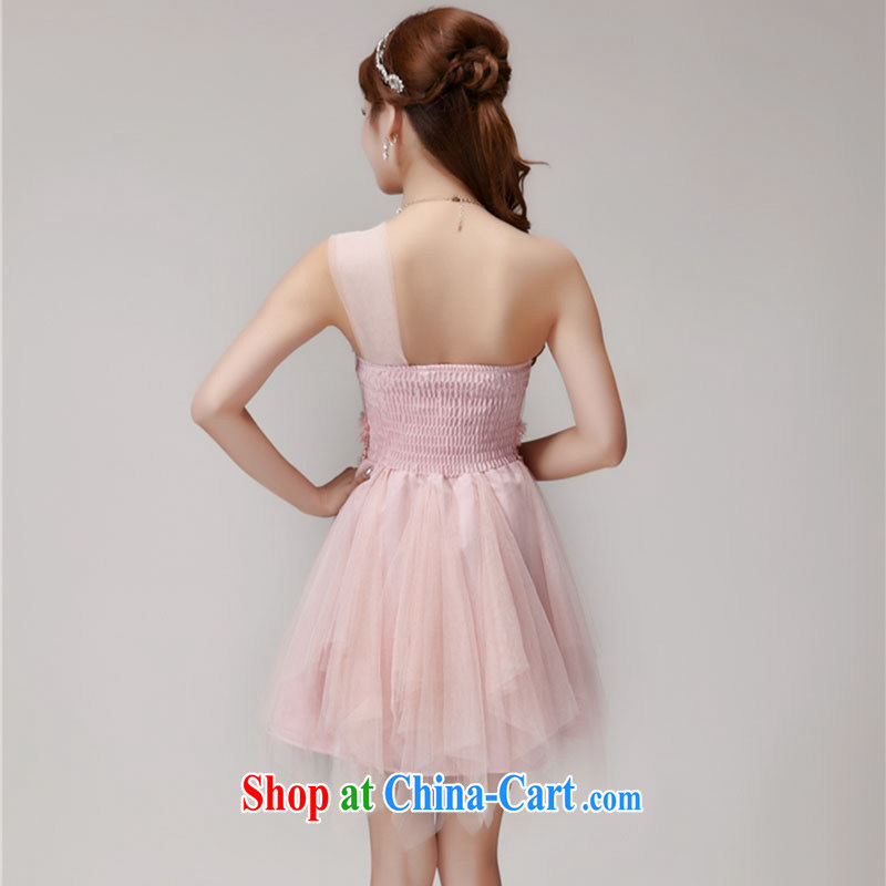 O, the US (Aoqimei) 2015 summer new bridesmaid dresses in banquet dress sister dress short dress small dress 955 white L, O, and the United States (Aoqimei), online shopping
