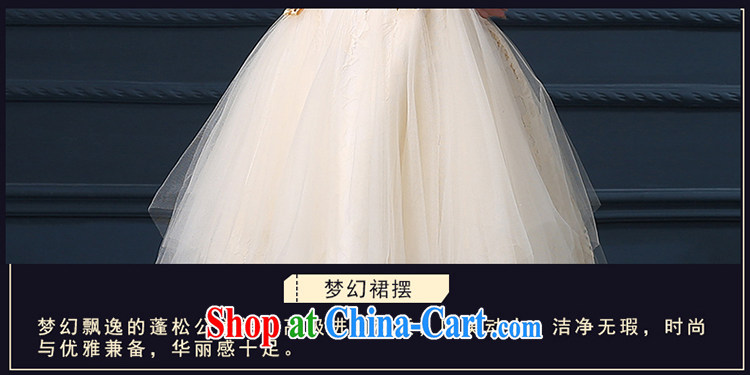 Summer 2015 Korean shoulders larger graphics thin marriages served toast banquet dress champagne color S Suzhou shipping pictures, price, brand platters! Elections are good character, the national distribution, so why buy now enjoy more preferential! Health