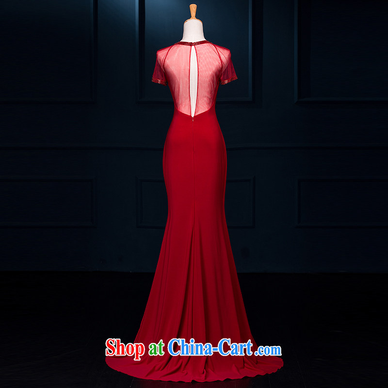 It is not the JUSERE high-end wedding dresses 2015 spring and summer new, red stylish Korean bridal wedding banquet toast long evening dress dress china red high-end custom contact customer service, it is not set, online shopping