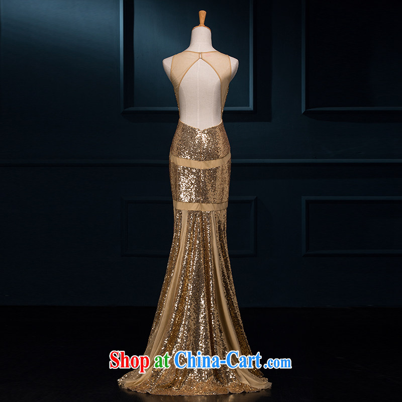 It is not the JUSERE wedding dresses 2015 summer new banquet long bows Service Bridal dress shoulders marriage crowsfoot red hostess dress Gold high-end custom contact customer service, it is not set, shopping on the Internet