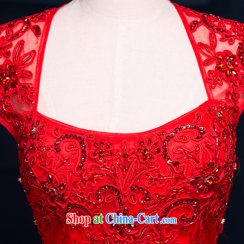 It is not the JUSERE wedding dresses bridesmaid dresses long, cultivating party collar lace bridal back-door dress uniform toast moderator banquet Evening Dress China Wind China Red high-end custom contact customer service, it is not set, shopping on the