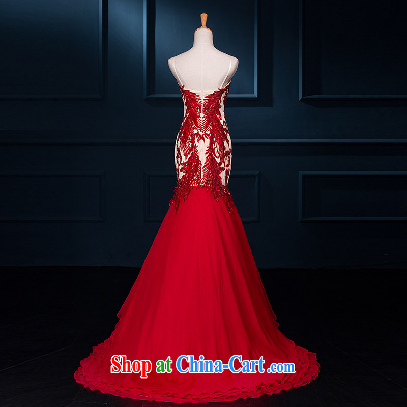 It is not the JUSERE wedding dresses bridal toast service 2015 new banquet dress long dual-shoulder strap with back exposed embroidery Phoenix small-tail 45 high-end custom contact customer service, it is not set, online shopping
