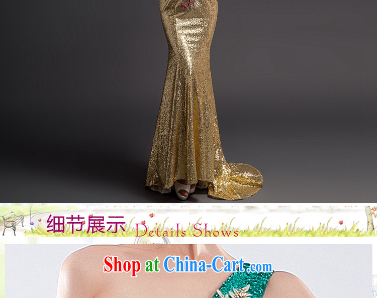 The Greek, Mona Lisa (XILUOSHA) Moderator dress skirt banquet dress single shoulder show women serving long marriages evening serving toast crowsfoot champagne color XXL pictures, price, brand platters! Elections are good character, the national distribution, so why buy now enjoy more preferential! Health