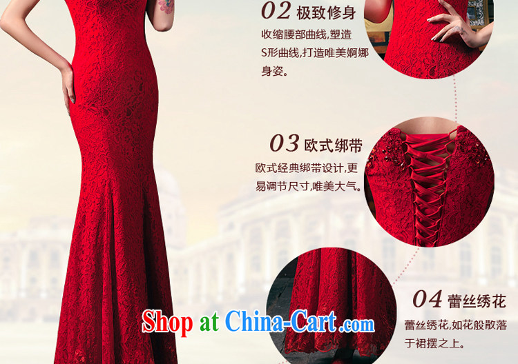 The Greek, Mona Lisa (XILUOSHA) 2015 toast Service Bridal Fashion Evening Dress long crowsfoot beauty wedding wedding dress a field shoulder spring and summer Chinese red alignment to reduce Yi shoes 160 - 165 CM M pictures, price, brand platters! Elections are good character, the national distribution, so why buy now enjoy more preferential! Health
