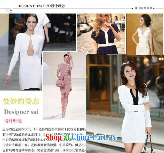 Diane Yi Library 2015 New Style beauty small dress V-neck beauty graphics thin sexy dresses black XL pictures, price, brand platters! Elections are good character, the national distribution, so why buy now enjoy more preferential! Health