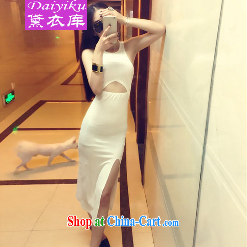 Diane Yi Library 2015 sense of the forklift truck back terrace style beauty dresses dresses are black, Diane Yi Library (DAIYIKU), shopping on the Internet