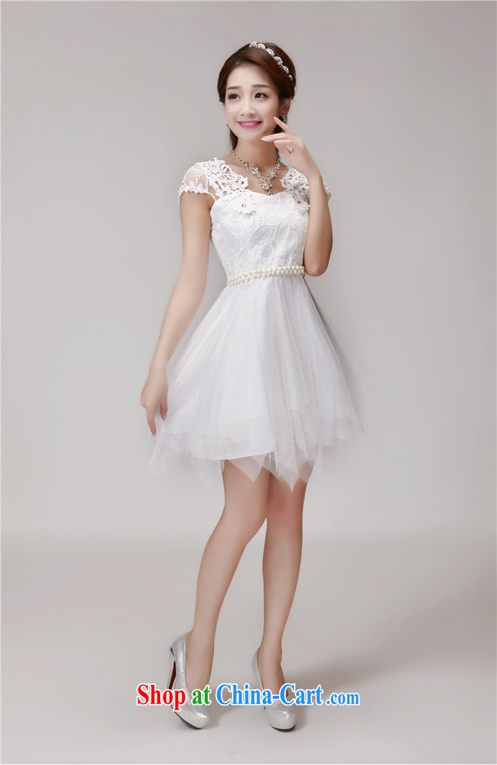 42 multi-yi 2015 summer buds silk yarn name Yuan Princess elasticated waist sweet temperament Princess dress 1648 white L pictures, price, brand platters! Elections are good character, the national distribution, so why buy now enjoy more preferential! Health