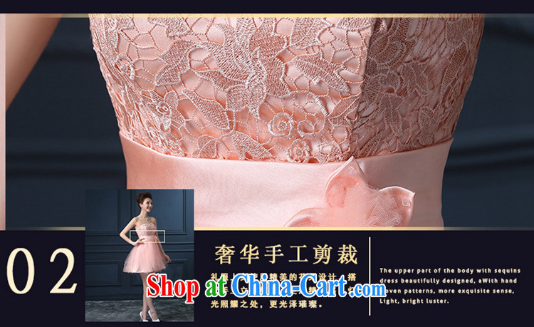 Summer 2015 new Korean double-shoulder bridesmaid short bridal wedding banquet dress pink made final pictures, price, brand platters! Elections are good character, the national distribution, so why buy now enjoy more preferential! Health