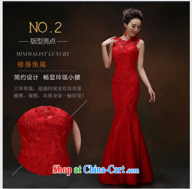 Snow Lotus wedding dresses bridal toast dress stylish bridal red toast serving long spring and summer lace crowsfoot cultivating tie dress red XXL pictures, price, brand platters! Elections are good character, the national distribution, so why buy now enjoy more preferential! Health