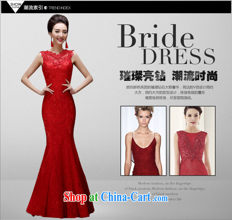 Snow Lotus wedding dresses bridal toast dress stylish bridal red toast serving long spring and summer lace crowsfoot cultivating tie dress red XXL pictures, price, brand platters! Elections are good character, the national distribution, so why buy now enjoy more preferential! Health