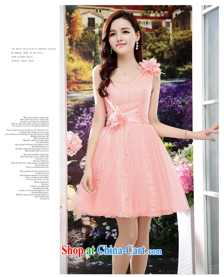Kam Ming Yin Yue 7 summer 2015 new, only the US wedding dresses serving toast dress banquet service, short, pink XL pictures, price, brand platters! Elections are good character, the national distribution, so why buy now enjoy more preferential! Health