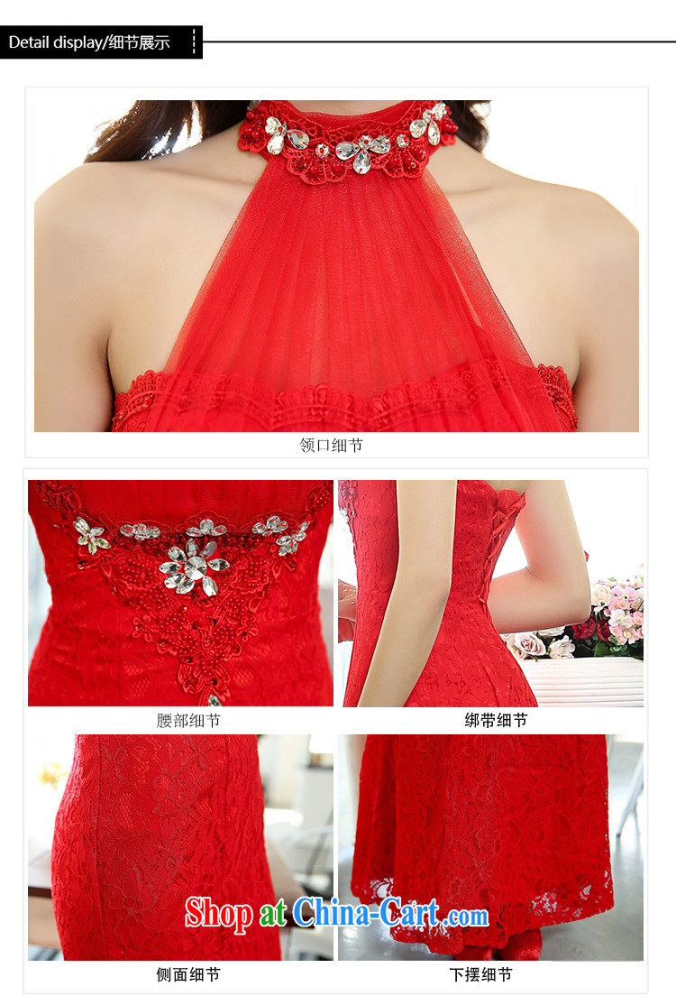 Kam-ming Yin Yue 7 summer 2015 new, only US-style dress uniform toast dress banquet service, long red XL pictures, price, brand platters! Elections are good character, the national distribution, so why buy now enjoy more preferential! Health