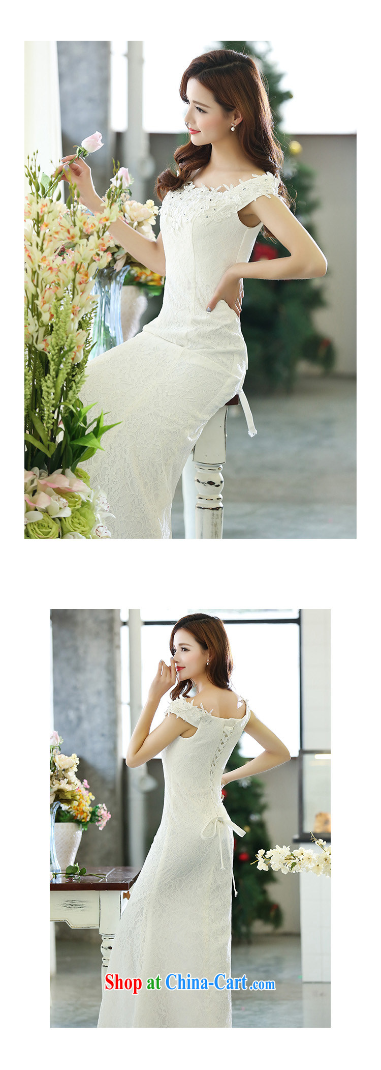 Kam Ming Yin Yue 7 summer 2015 new, only the US sexy wedding dresses serving toast dress banquet service, your shoulders white XL pictures, price, brand platters! Elections are good character, the national distribution, so why buy now enjoy more preferential! Health