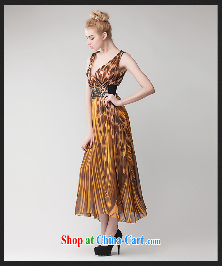 The Newmont, 8393 #2015 Europe spring and summer new Leopard gradient sexy dress skirt the long skirt red L pictures, price, brand platters! Elections are good character, the national distribution, so why buy now enjoy more preferential! Health