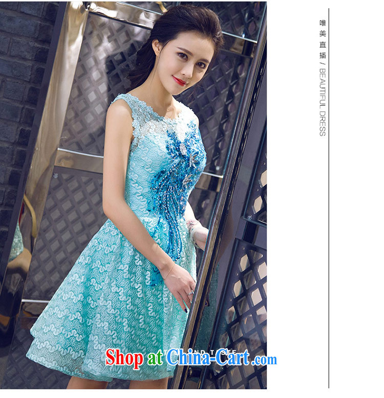 Love Life retro summer 2015 New Field shoulder-neck banquet dress bridesmaid dresses small shaggy dress Lake green XXL pictures, price, brand platters! Elections are good character, the national distribution, so why buy now enjoy more preferential! Health